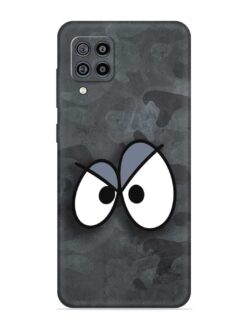 Big Eyes Night Mode Embossed Soft Silicone Case for Samsung Galaxy M32 (4G)