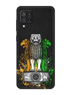 Pillars Of Ashoka Embossed Soft Silicone Case for Samsung Galaxy M32 (4G)