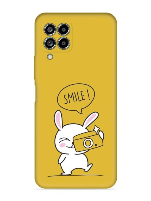 Hey Smile Please Embossed Soft Silicone Case for Samsung Galaxy M33 (5G)