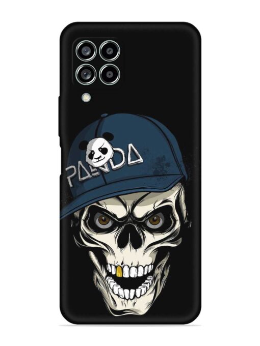 Panda Skull Embossed Soft Silicone Case for Samsung Galaxy M33 (5G)