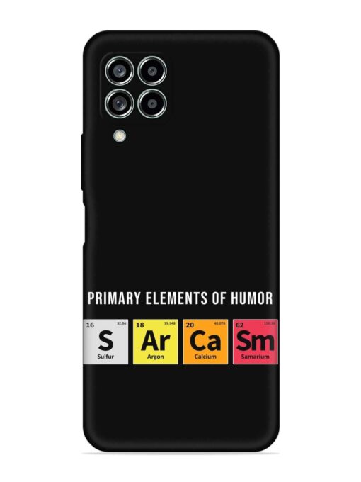 Primary Elements Humor Embossed Soft Silicone Case for Samsung Galaxy M33 (5G) Zapvi