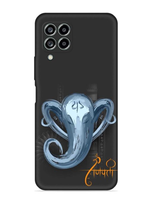 Illustration Lord Ganpati Embossed Soft Silicone Case for Samsung Galaxy M33 (5G) Zapvi