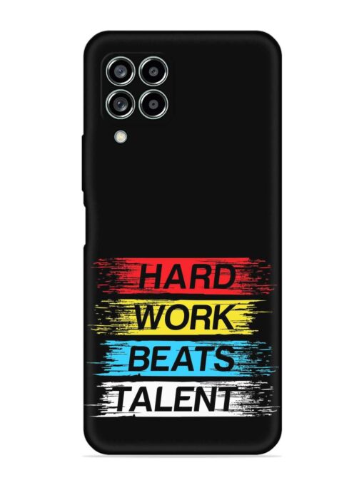 Hard Work Beats Embossed Soft Silicone Case for Samsung Galaxy M33 (5G)