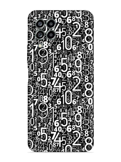 Many Numbers Different Embossed Soft Silicone Case for Samsung Galaxy M33 (5G)