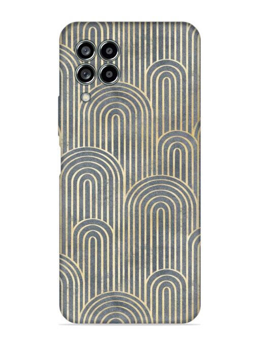 Art Deco Style Embossed Soft Silicone Case for Samsung Galaxy M33 (5G)