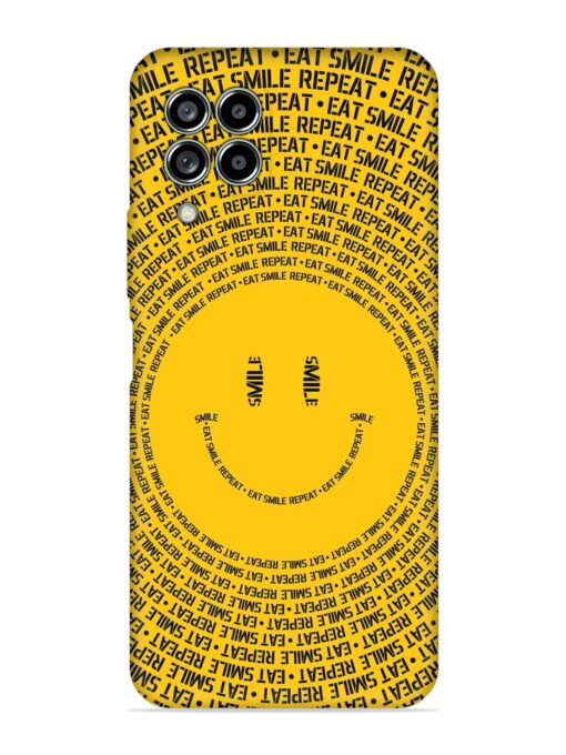 Smiley Embossed Soft Silicone Case for Samsung Galaxy M33 (5G) Zapvi