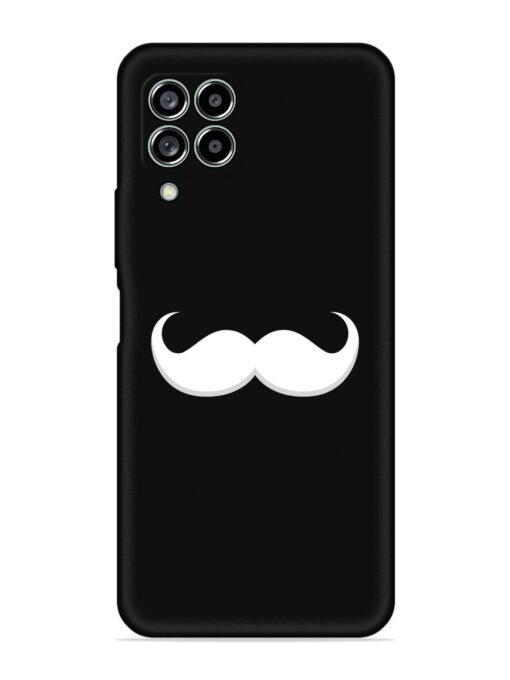 Mustache Vector Embossed Soft Silicone Case for Samsung Galaxy M33 (5G)