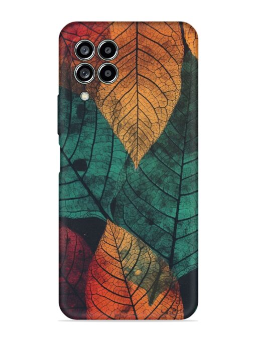 Leaves Artwork Embossed Soft Silicone Case for Samsung Galaxy M33 (5G) Zapvi