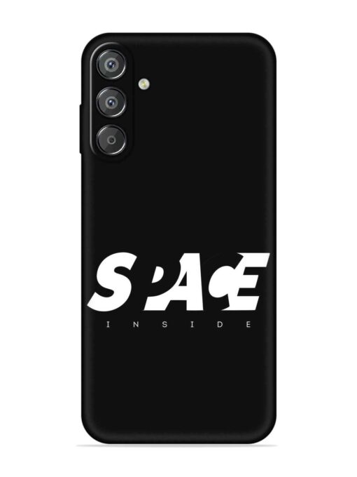 Space Typography Art Embossed Soft Silicone Case for Samsung Galaxy M35 (5G) Zapvi