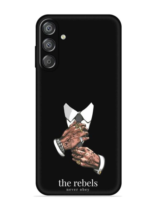 Rebels Slogan Man Embossed Soft Silicone Case for Samsung Galaxy M35 (5G) Zapvi