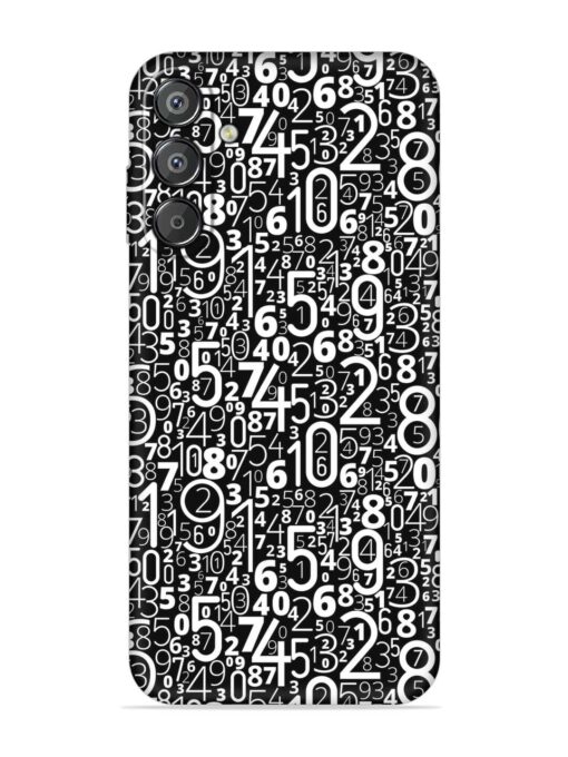 Many Numbers Different Embossed Soft Silicone Case for Samsung Galaxy M35 (5G) Zapvi