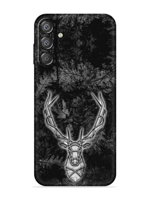 Ancient Deer Embossed Soft Silicone Case for Samsung Galaxy M35 (5G)