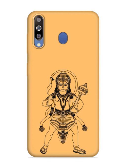 Indian God Hanuman Embossed Soft Silicone Case for Samsung Galaxy M40 Zapvi