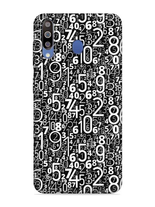 Many Numbers Different Embossed Soft Silicone Case for Samsung Galaxy M40 Zapvi