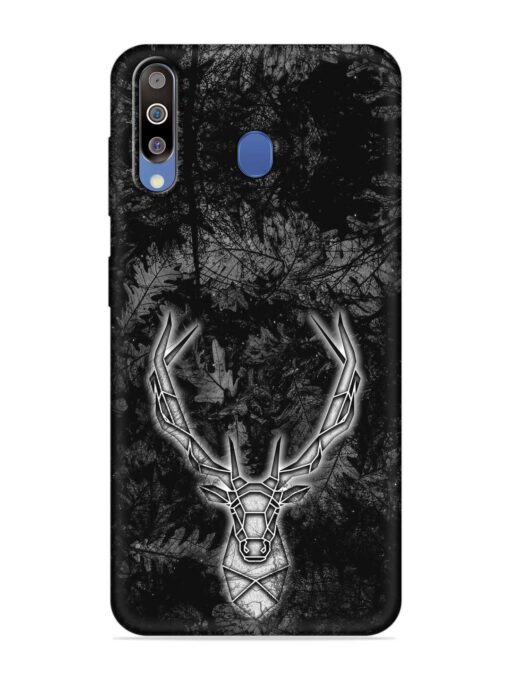 Ancient Deer Embossed Soft Silicone Case for Samsung Galaxy M40 Zapvi