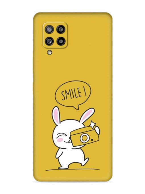 Hey Smile Please Embossed Soft Silicone Case for Samsung Galaxy M42 (5G)