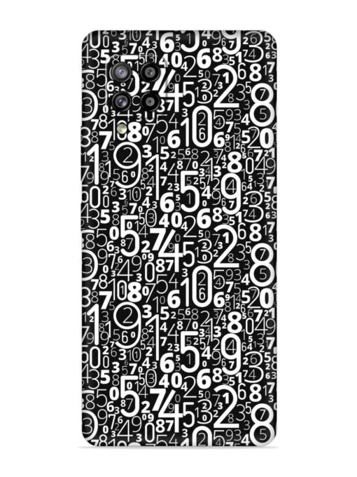 Many Numbers Different Embossed Soft Silicone Case for Samsung Galaxy M42 (5G) Zapvi