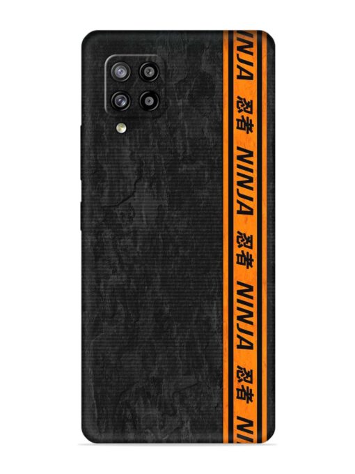 Ninja Srtips Embossed Soft Silicone Case for Samsung Galaxy M42 (5G) Zapvi