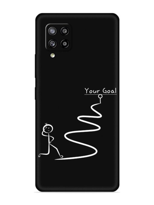 Your Goal Embossed Soft Silicone Case for Samsung Galaxy M42 (5G) Zapvi