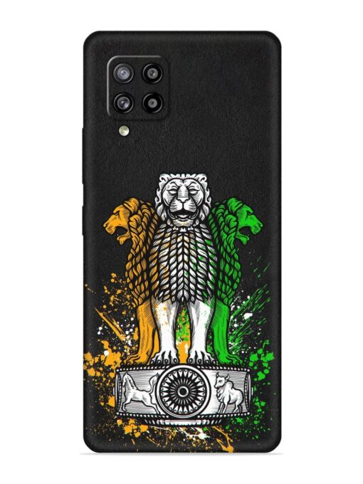 Pillars Of Ashoka Embossed Soft Silicone Case for Samsung Galaxy M42 (5G) Zapvi