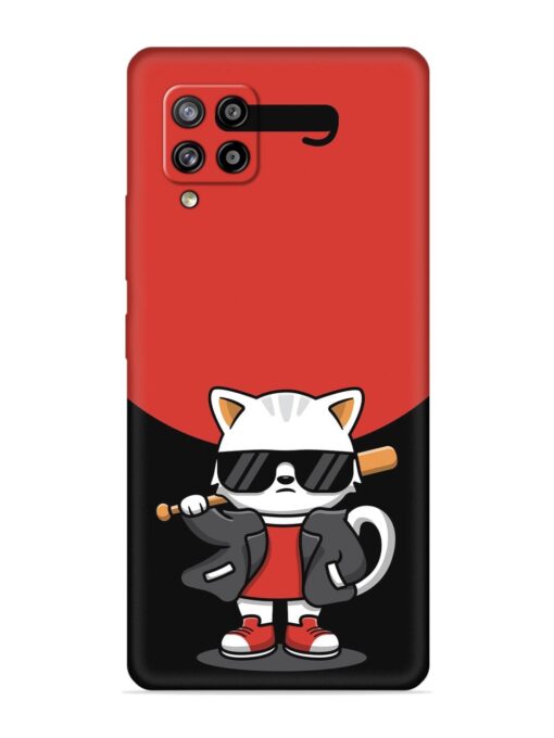 Cool Little Bear Cartoon Embossed Soft Silicone Case for Samsung Galaxy M42 (5G) Zapvi