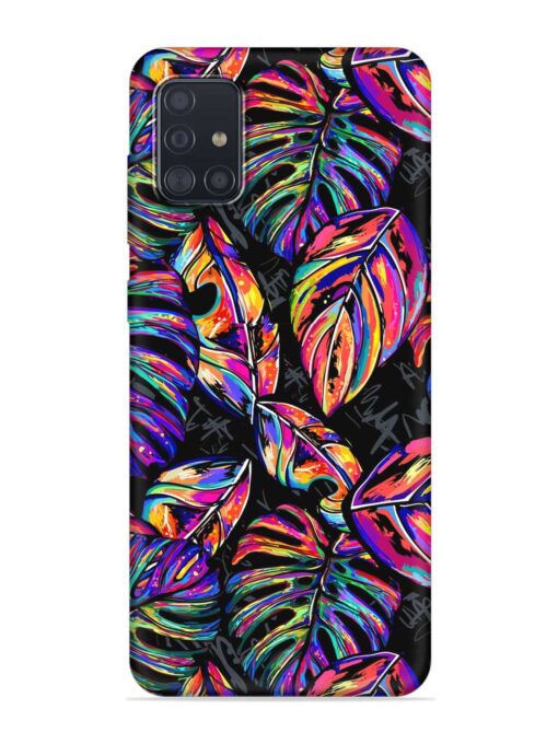 Tropical Seamless Vector Embossed Soft Silicone Case for Samsung Galaxy M51