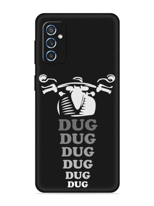 Dug Dug Dug Embossed Soft Silicone Case for Samsung Galaxy M52 (5G) Zapvi