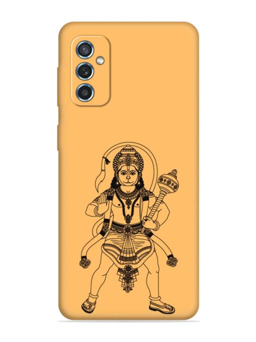 Indian God Hanuman Embossed Soft Silicone Case for Samsung Galaxy M52 (5G) Zapvi