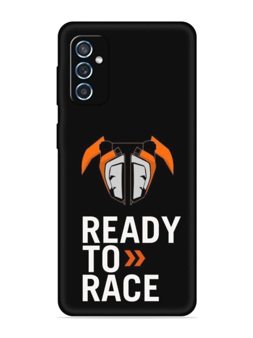 Ready To Race Embossed Soft Silicone Case for Samsung Galaxy M52 (5G)