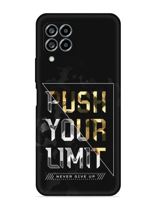 Push Your Limits Embossed Soft Silicone Case for Samsung Galaxy M53 (5G) Zapvi