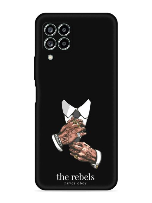 Rebels Slogan Man Embossed Soft Silicone Case for Samsung Galaxy M53 (5G) Zapvi