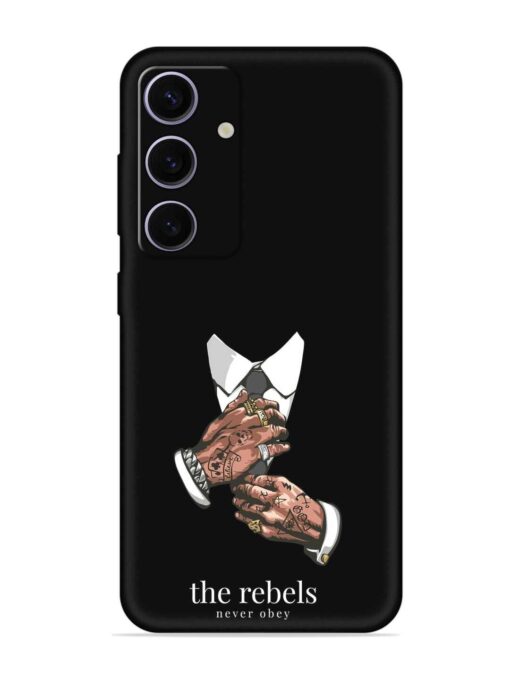 Rebels Slogan Man Embossed Soft Silicone Case for Samsung Galaxy M55 (5G) Zapvi