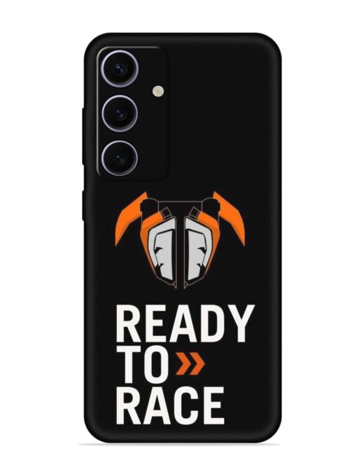 Ready To Race Embossed Soft Silicone Case for Samsung Galaxy M55 (5G) Zapvi