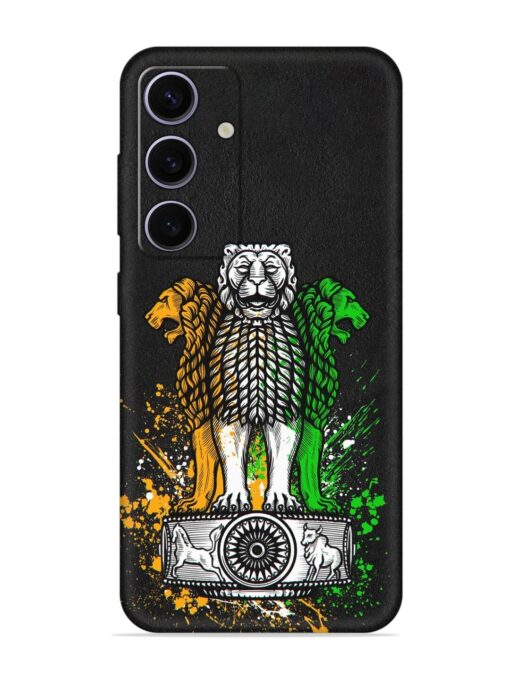 Pillars Of Ashoka Embossed Soft Silicone Case for Samsung Galaxy M55 (5G) Zapvi