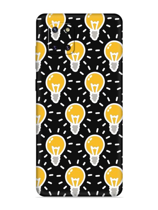 Light Bulb Seamless Embossed Soft Silicone Case for Samsung Galaxy Note 10 Lite