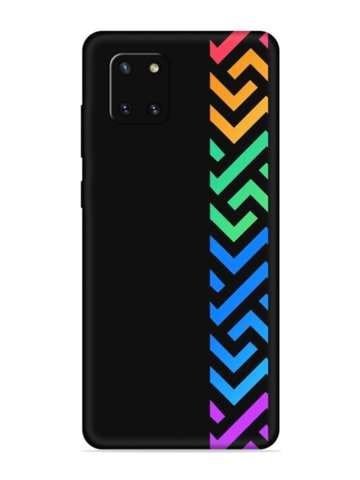 Colorshape Stripes Embossed Soft Silicone Case for Samsung Galaxy Note 10 Lite