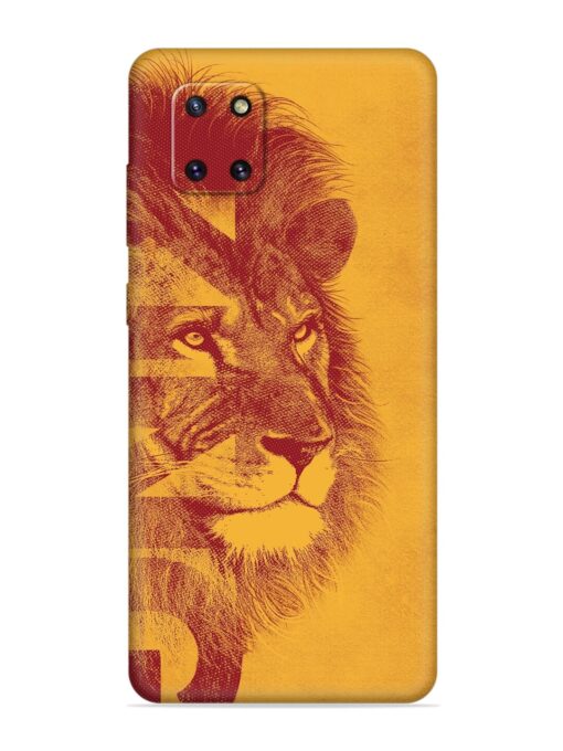 Gold Lion Crown Art Embossed Soft Silicone Case for Samsung Galaxy Note 10 Lite Zapvi