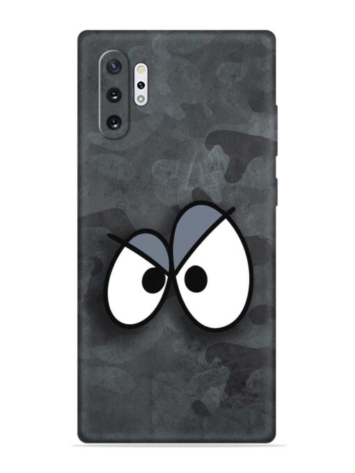 Big Eyes Night Mode Embossed Soft Silicone Case for Samsung Galaxy Note 10 Plus