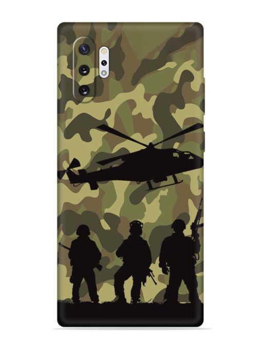 Army Heros Embossed Soft Silicone Case for Samsung Galaxy Note 10 Plus