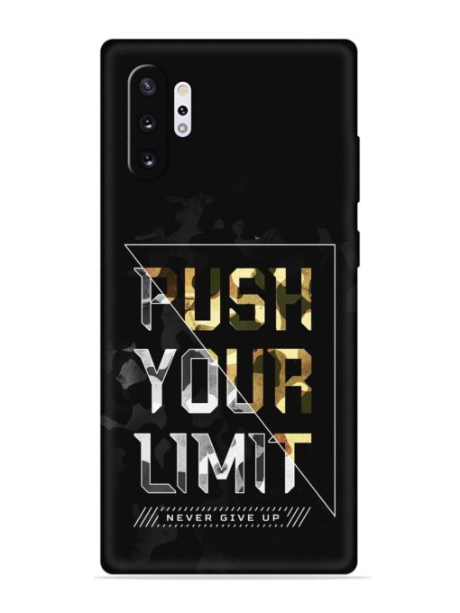 Push Your Limits Embossed Soft Silicone Case for Samsung Galaxy Note 10 Plus