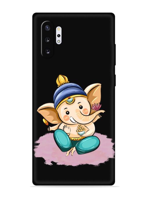 Bal Ganesh Vector Art Embossed Soft Silicone Case for Samsung Galaxy Note 10 Plus