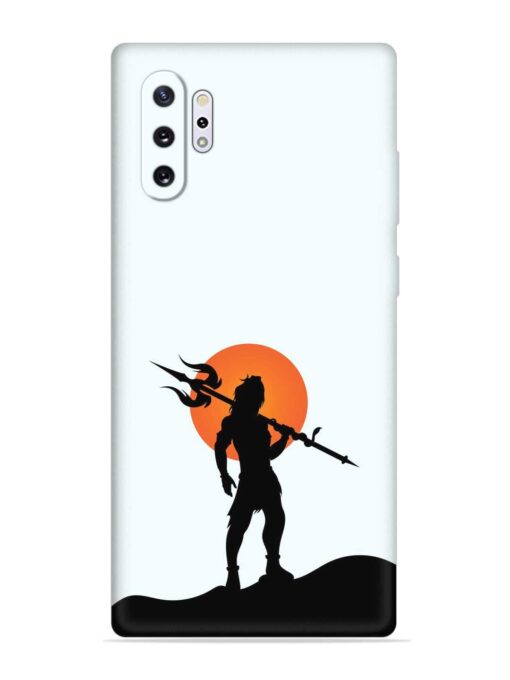 Lord Mahadev Trendy Embossed Soft Silicone Case for Samsung Galaxy Note 10 Plus