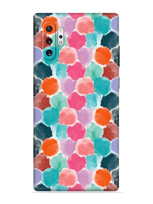 Colorful Seamless Pattern Embossed Soft Silicone Case for Samsung Galaxy Note 10 Plus Zapvi