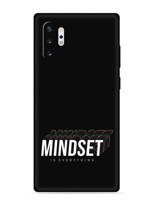 Mindset Everything Slogan Embossed Soft Silicone Case for Samsung Galaxy Note 10 Plus Zapvi