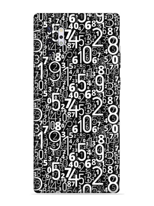 Many Numbers Different Embossed Soft Silicone Case for Samsung Galaxy Note 10 Plus