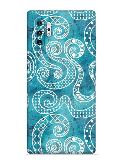 Vintage Curved Seamless Embossed Soft Silicone Case for Samsung Galaxy Note 10 Plus