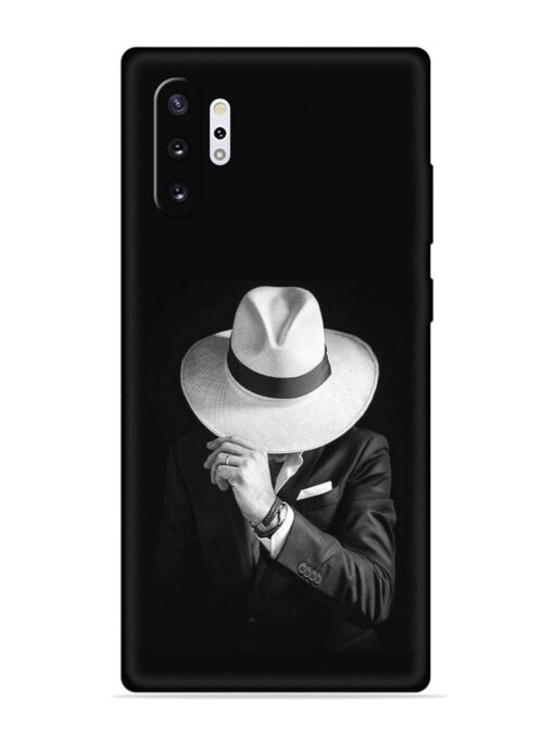 Men Under Hat Embossed Soft Silicone Case for Samsung Galaxy Note 10 Plus Zapvi