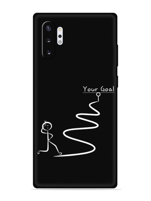 Your Goal Embossed Soft Silicone Case for Samsung Galaxy Note 10 Plus Zapvi