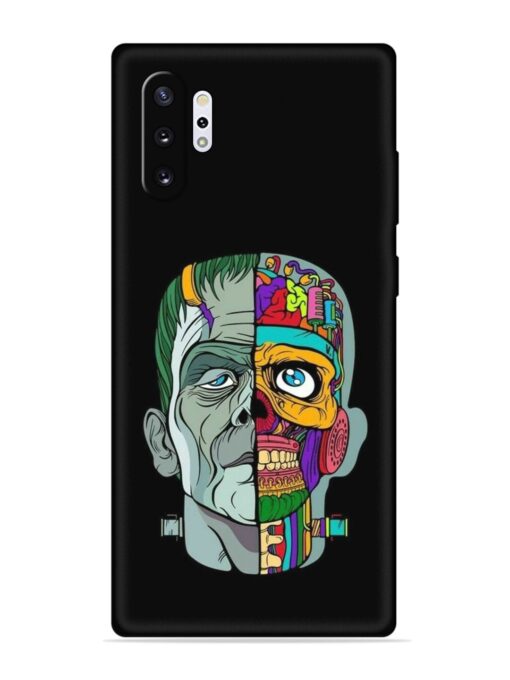 Men Vs Skull Embossed Soft Silicone Case for Samsung Galaxy Note 10 Plus