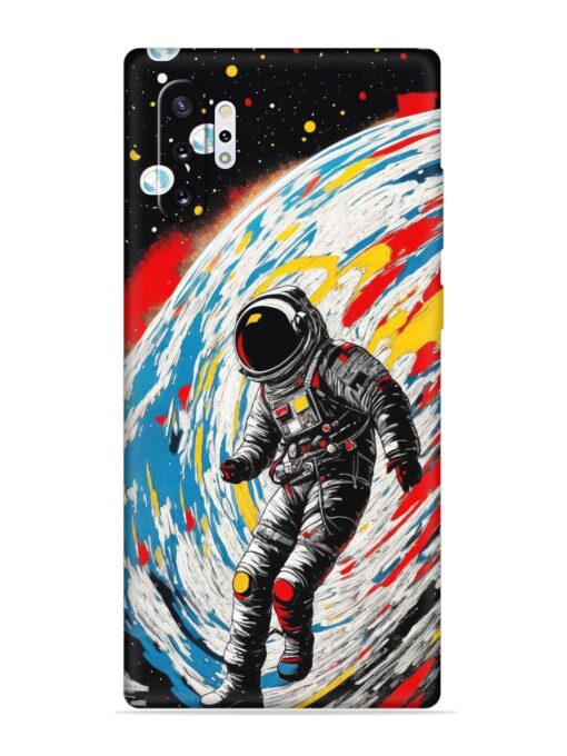 Astronaut Art Embossed Soft Silicone Case for Samsung Galaxy Note 10 Plus